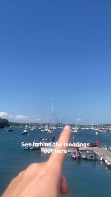Beautiful Saturday in the Carrick Roads. Blue skies and warm winds. Happy Days. #boatlife #familytime #cornwall #summervibes #hot